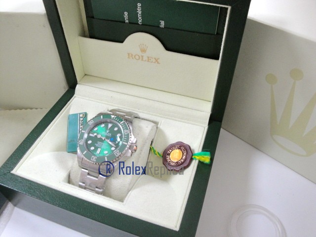 rolex replica submariner ceramica ghiera verde hulk orologio replica copia imitazione - immagine 4