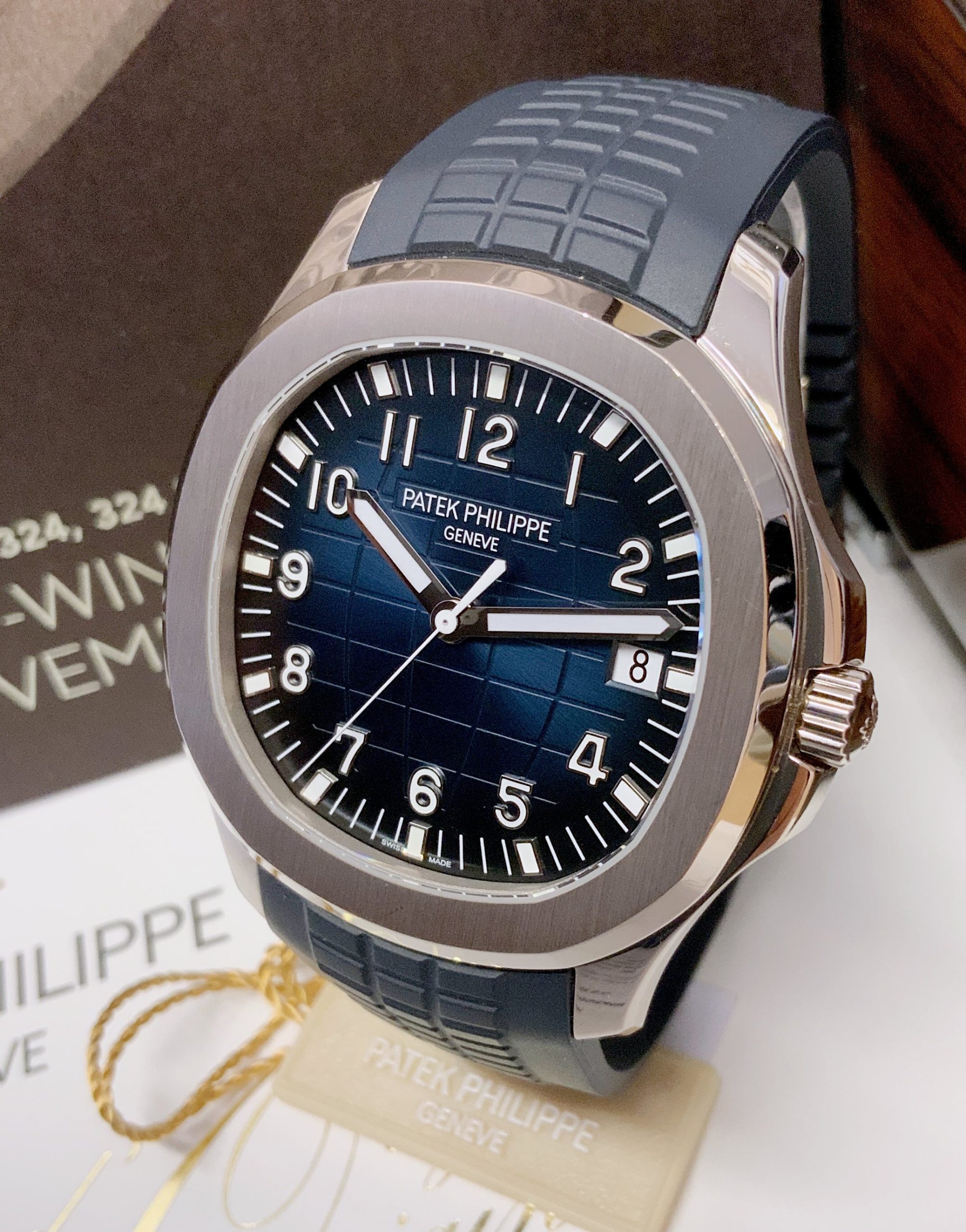 Patek Philippe replica aquanaut 5168G blue - immagine 6