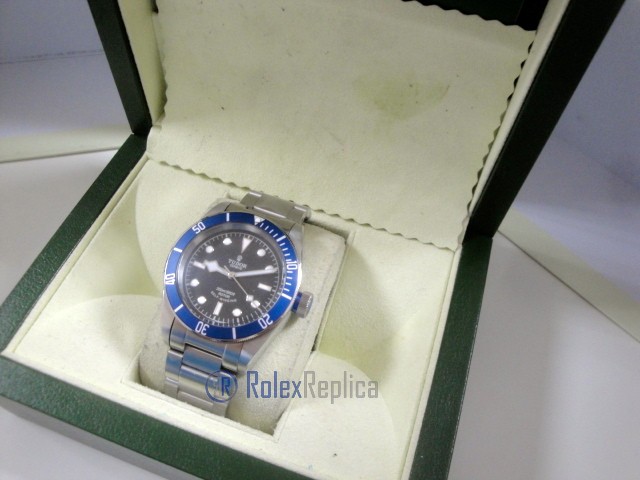 tudor replica black bay acciaio blue dial orologio replica - immagine 5