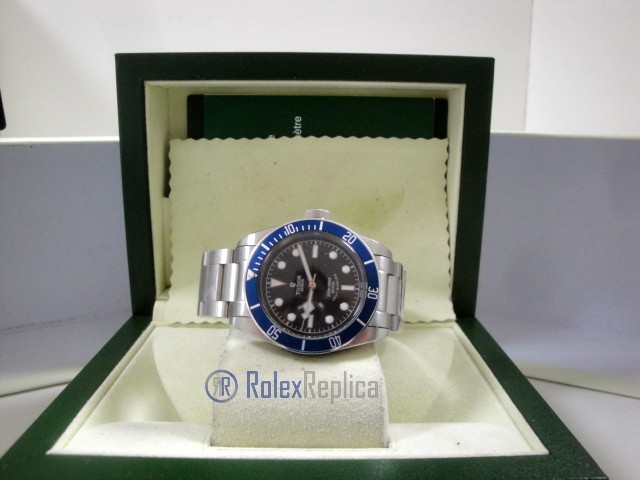 tudor replica black bay acciaio blue dial orologio replica - immagine 7