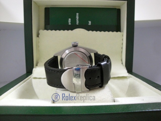 tudor replica black bay black cinturino pelle orologio replica - immagine 9