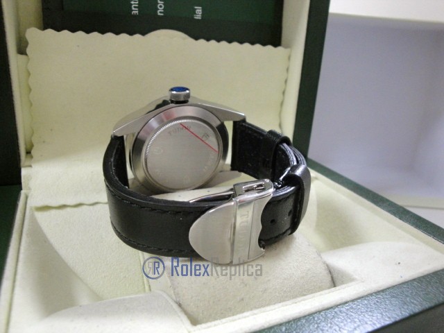 tudor replica black bay black cinturino pelle orologio replica - immagine 11