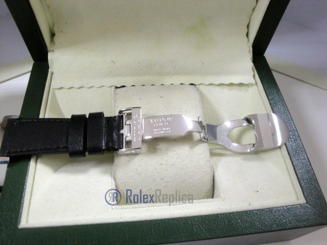 tudor replica black bay black cinturino pelle orologio replica - immagine 13