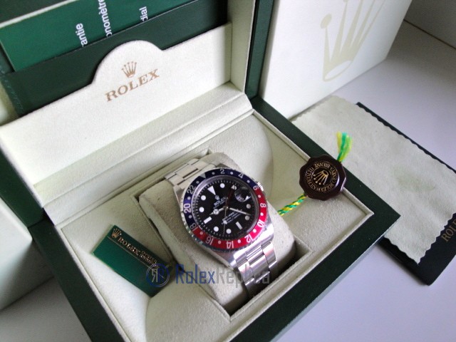 rolex replica GMT master II rosso blue vintage plexi orologio replica - immagine 4