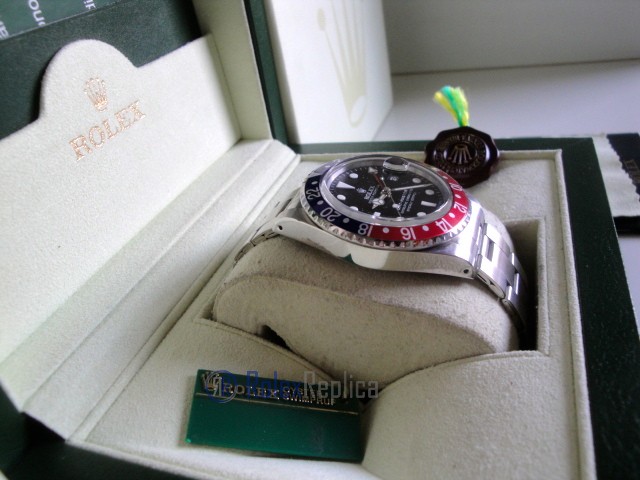 rolex replica GMT master II rosso blue vintage plexi orologio replica - immagine 5