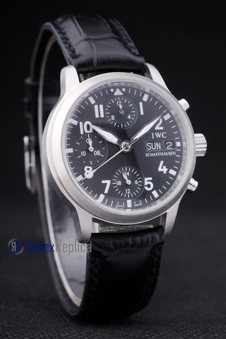 iwc replica chrono saint exupery strip leather orologio imitazione - immagine 4