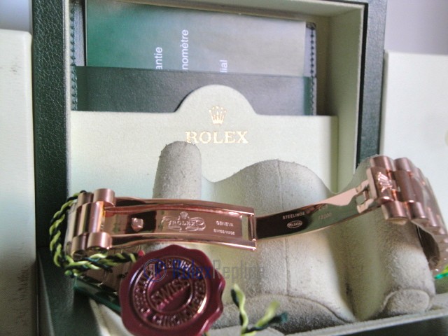 rolex replica daydate full rose gold orologio replica copia imitazione - immagine 11