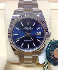 Rolex replica datejust 126334 blue dial oyster 41mm