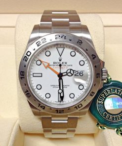 rolex replica explorer II acciaio big 42mm white dial orologio replica copia lusso imitazione