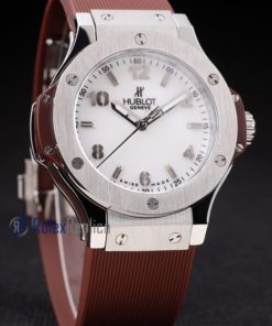 hublot replica big bang titanium white dial brown orologio copia