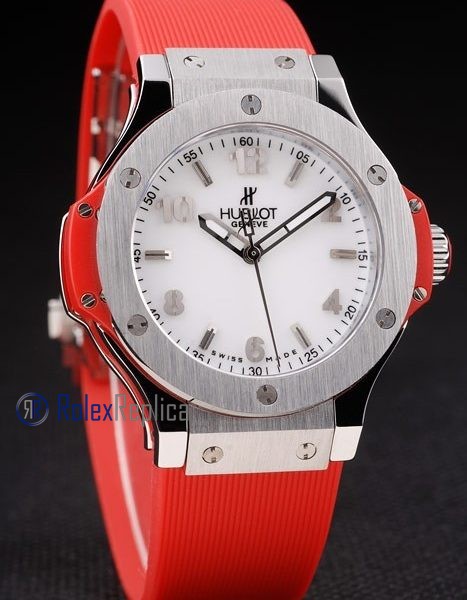 hublot replica big bang titanium white dial orange orologio copia