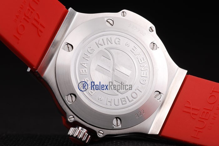 hublot replica big bang titanium white dial orange orologio copia - immagine 8