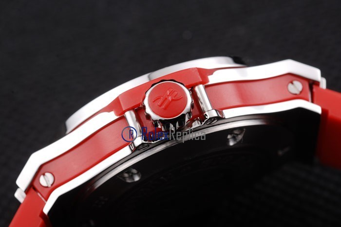 hublot replica big bang titanium white dial orange orologio copia - immagine 9