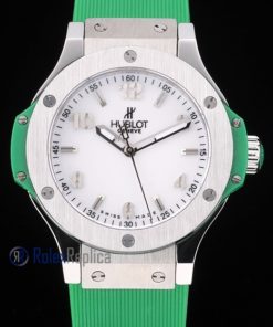 hublot replica big bang titanium white dial green orologio copia