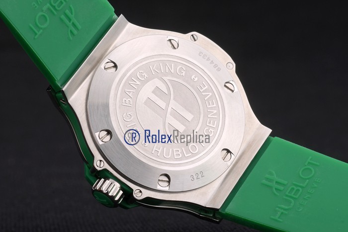 hublot replica big bang titanium white dial green orologio copia - immagine 8