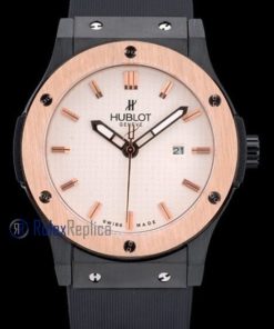 hublot replica big bang vendome rose gold white dial orologio copia
