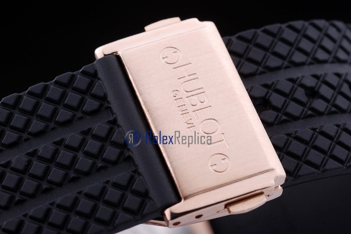 hublot replica big bang rose gold black dial orologio copia - immagine 7