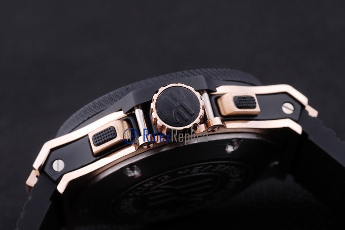 hublot replica big bang rose gold black dial orologio copia - immagine 10