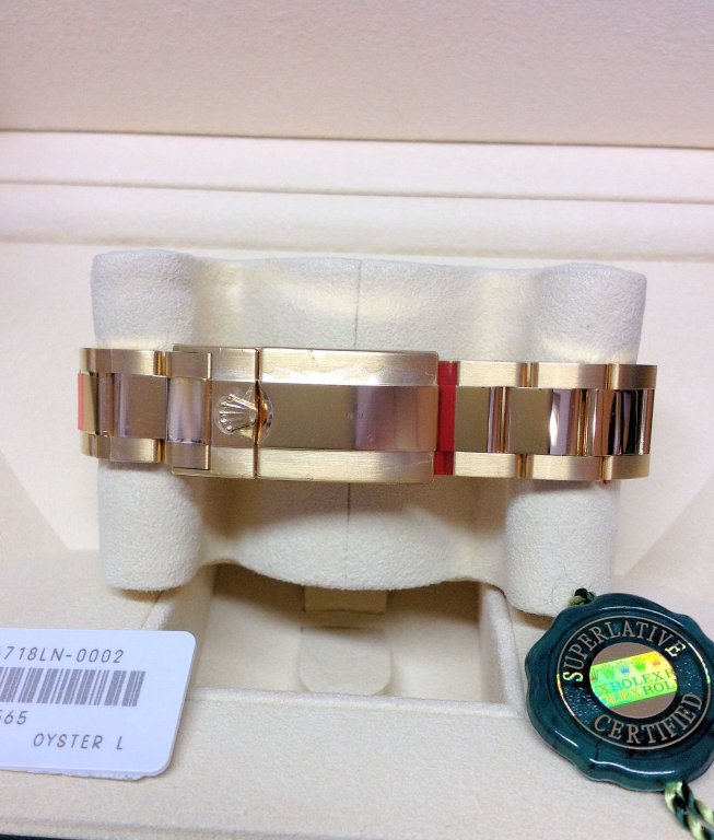 rolex replica GMT master II oro green dial ceramica orologio replica - immagine 8