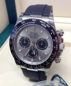Alternative view of Rolex replica daytona oysterflex 116519 white gold