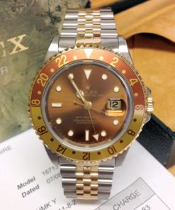 rolex replica GMT master II 16713 Root Beer / Tigers Eye occhio di tigre
