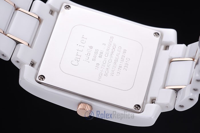Cartier replica tank americaine ceramic orologio imitazione perfetta - immagine 8