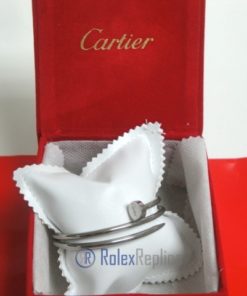 Cartier replica gioiello bracciale juste un clou oro bianco
