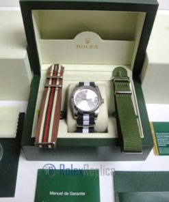 rolex replica datejust acciaio argentèè cordura orologio imitazione