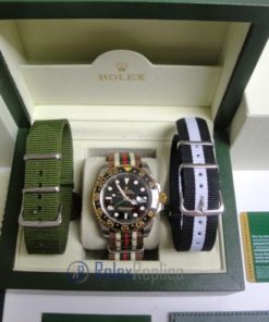 rolex replica GMT master II acciaio oro ceramica cordura by gucci orologio replica