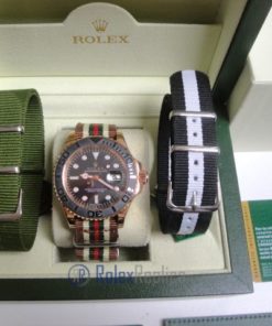 rolex replica yacht master I rose gold in cordura by gucci orologio replica