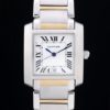 Cartier replica tank francaise acciaio oro white dial orologio imitazione perfetta