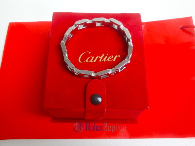 Cartier replica gioiello bracciale diamond oro bianco - immagine 5