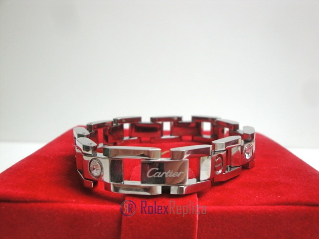Cartier replica gioiello bracciale diamond oro bianco - immagine 7