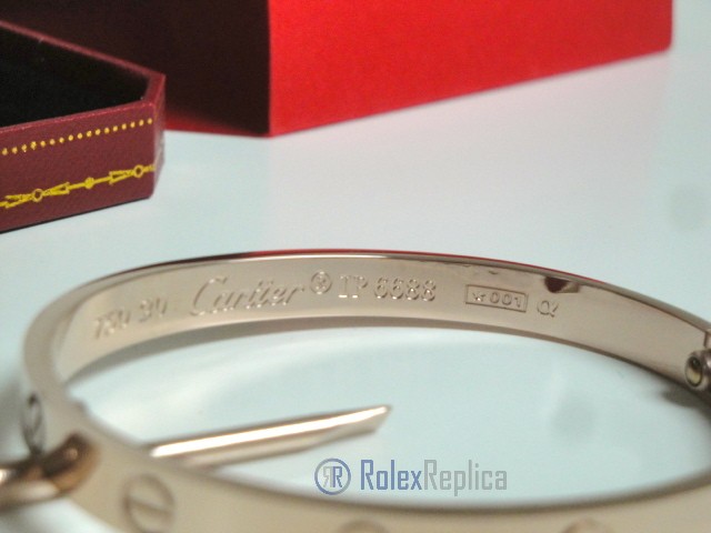 Cartier replica gioiello bracciale love oro rosa - immagine 4