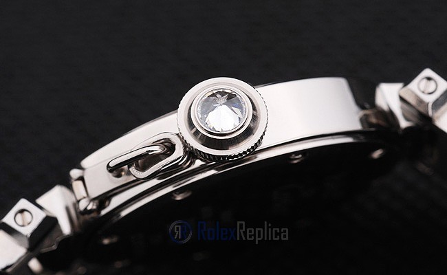 Cartier replica pasha acciaio brillantini bezel orologio imitazione perfetta - immagine 5