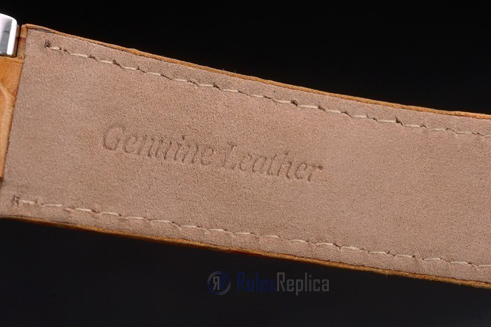 Cartier replica ballon bleu acciaio brillantini strip leather orologio imitazione perfetta - immagine 10