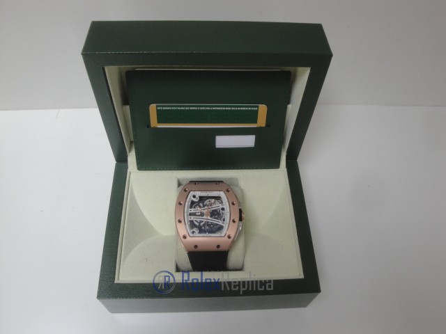 richard mille replica skull nano ceramic skeletron rose gold white dial strip rubber-b - immagine 3