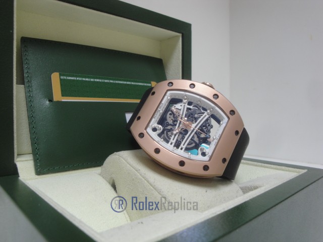 richard mille replica skull nano ceramic skeletron rose gold white dial strip rubber-b - immagine 7