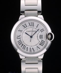 Alternative view of Cartier replica ballon bleu acciaio argentèè dial orologio imitazione perfetta