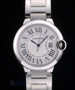 Cartier replica ballon bleu acciaio argentèè dial orologio imitazione perfetta