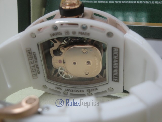 richard mille replica skull nano ceramic skeletron limited edition white strip rubber-b - immagine 10