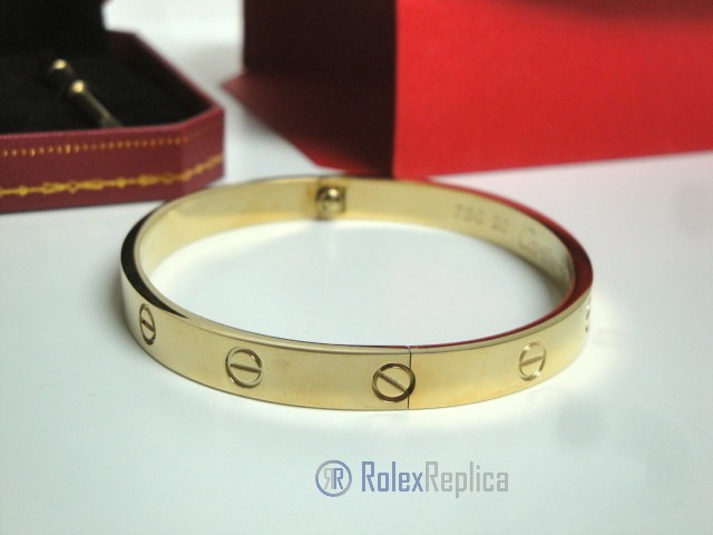 Cartier replica gioiello bracciale love oro giallo - immagine 13