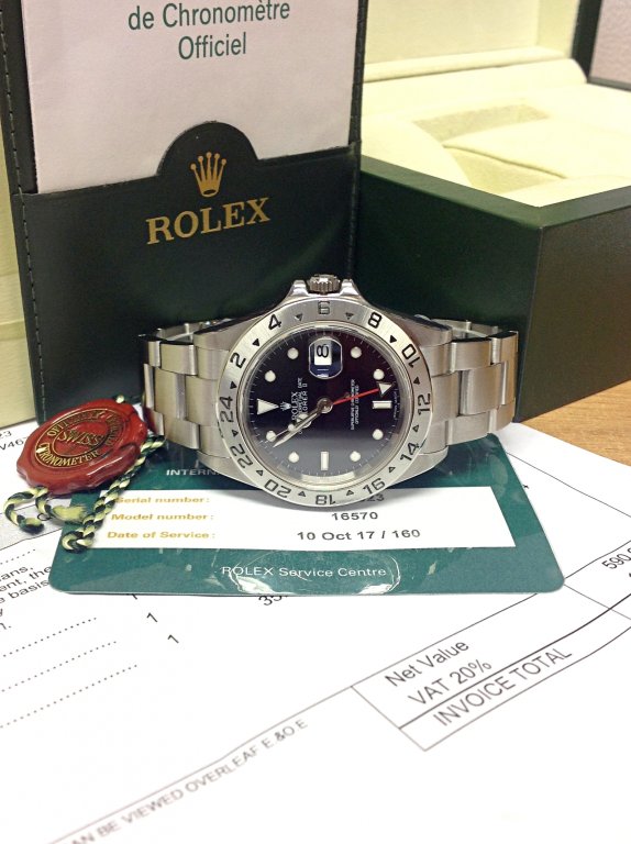 Rolex replica explorer II classic 16570 40mm Black Dial - immagine 3