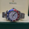 Rolex replica GMT master II 126719BLRO meteorite white gold