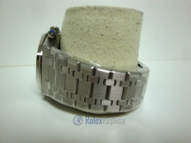audemars piguet replica chrono royal oak leo messi acciaio black dial imitazione copia - immagine 7