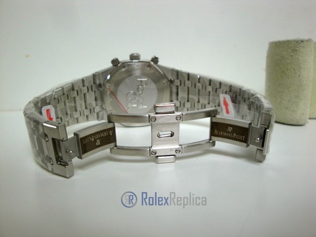 audemars piguet replica chrono royal oak leo messi acciaio black dial imitazione copia - immagine 10