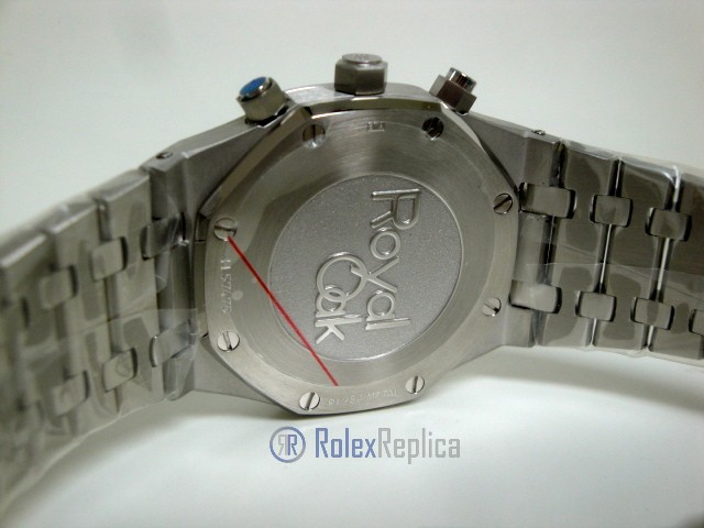 audemars piguet replica chrono royal oak leo messi acciaio black dial imitazione copia - immagine 11