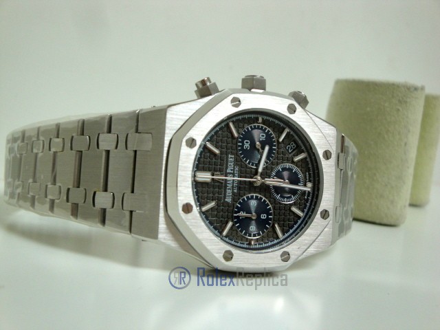 audemars piguet replica chrono royal oak leo messi acciaio black dial imitazione copia - immagine 13
