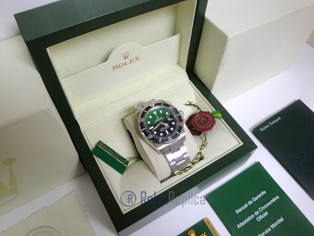 rolex replica seadweller gradient green dial new basilea 2018 orologio replica copia lusso imitazione - immagine 3