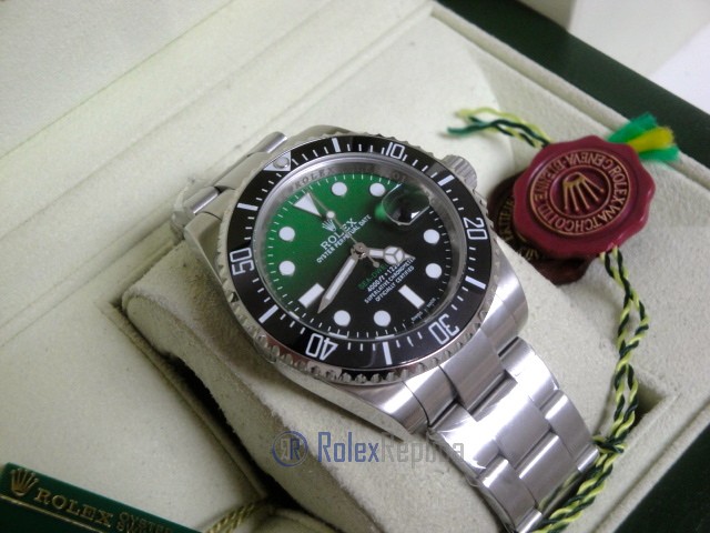 rolex replica seadweller gradient green dial new basilea 2018 orologio replica copia lusso imitazione - immagine 6